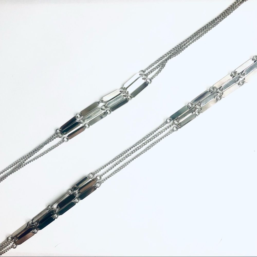 Triple strand necklace